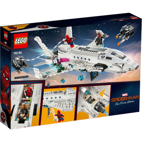Lego - Spider-man - 76130 - L'attaque De Spider-man Avec Le Jet De Stark
